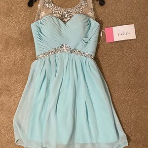 Pretty Minty Blue Dress